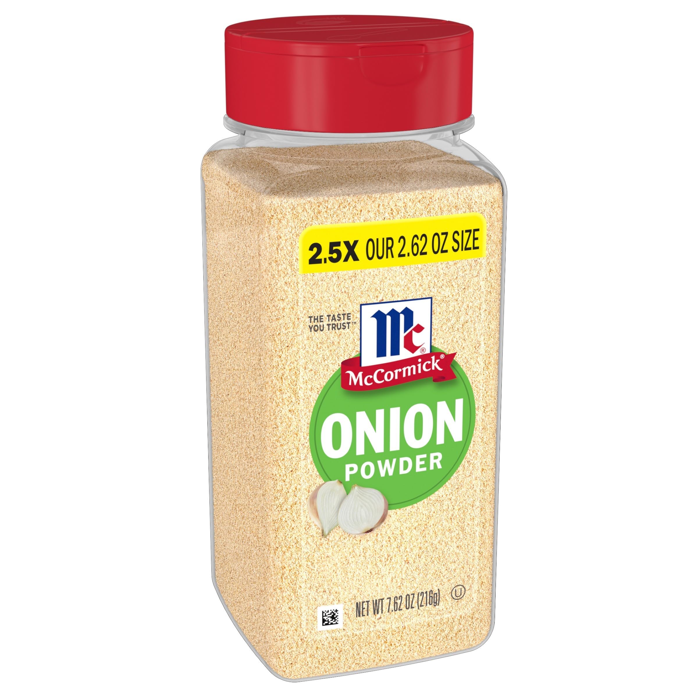 McCormick Onion Powder, Premium Quality, Culinary Use, Cooking and Baking, Enhances Flavor, 7.62 oz