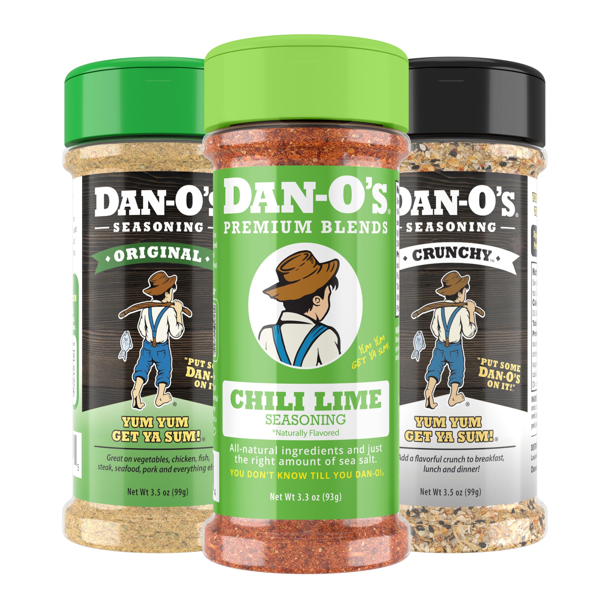 Dan-O's Small Chili Lime Seasoning - Original Flavor for BBQ Enthusiasts at Home, 3 Pack (|5 oz Each) - Perfect for Rib